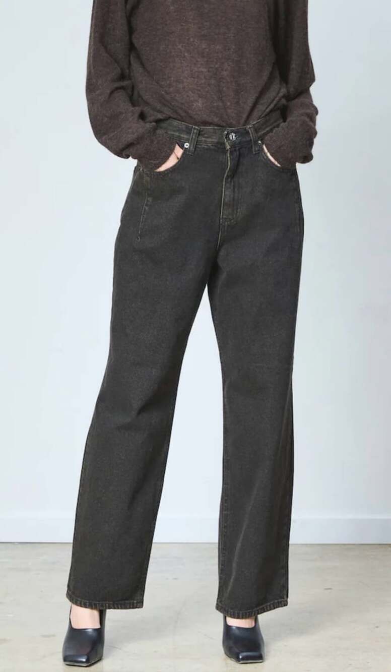 La Piscine The Label Relaxed Jeans Black